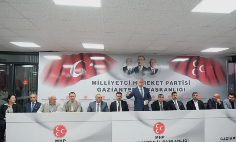MHP Gaziantep Gövde Gösterisi - MHP'den Gaziantep'te Güç Gösterisi