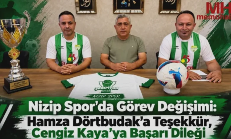 Nizip Spor görev değişimi - Nizip Spor'da Yeni Dönem Başladı