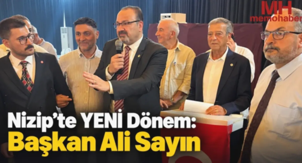 Nizip YENİ Parti'de Ali Sayın Başkan