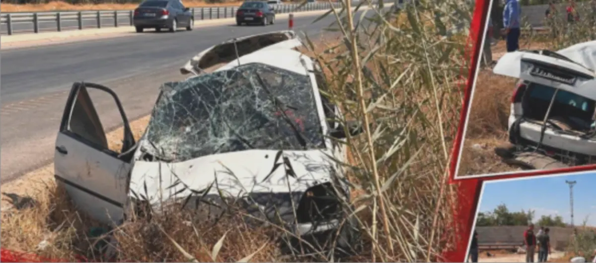Nizip Yolu'nda Sürpriz Kaza: Şarampol Şoku!