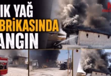 atık yağ yangını - Nizip'te Atık Yağ Yangını: Dumanlar Gökyüzünü Kapladı