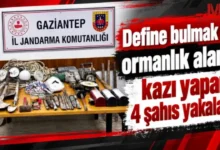 define kazısı - Nurdağı'nda Define Kazısı: 4 Kişi Suçüstü Yakalandı