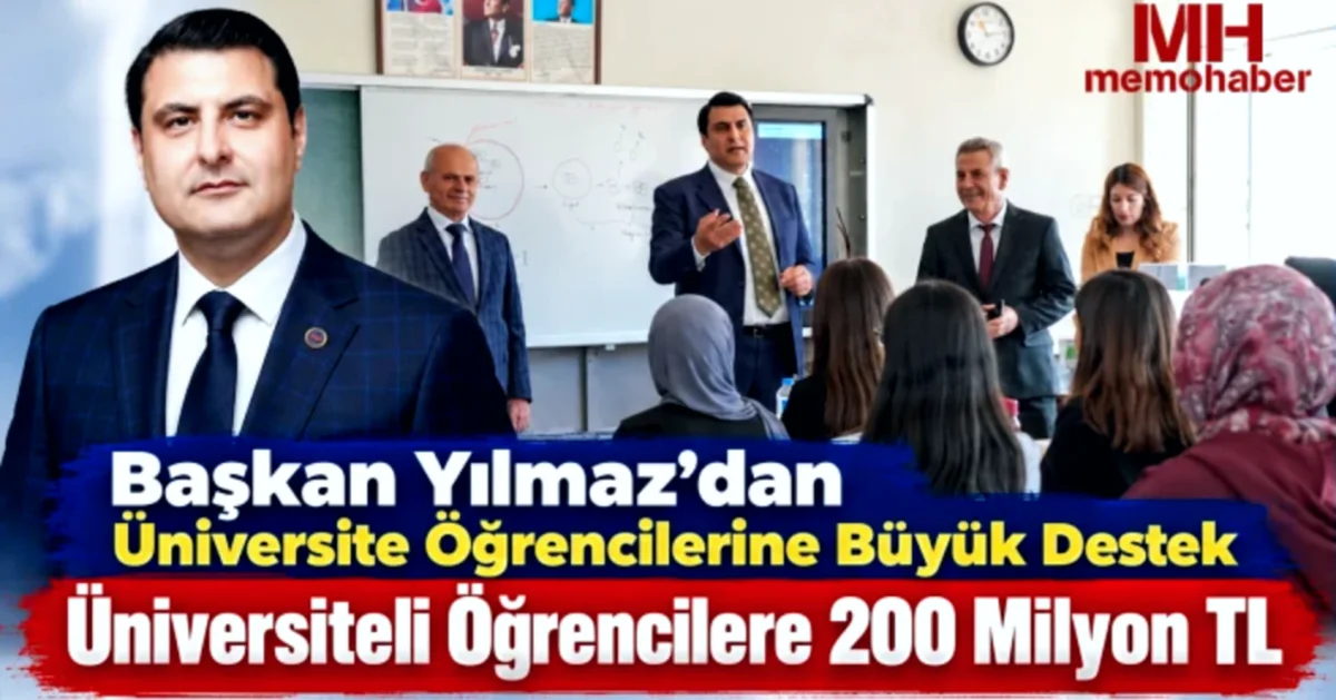 Öğrencilere Destek: Yılmaz'dan 20 Bin TL