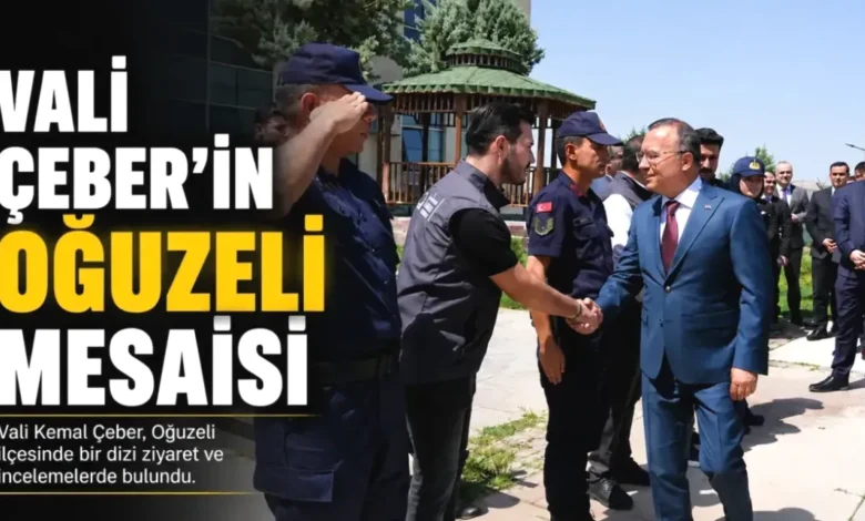 Oğuzeli gündemi - Oğuzeli Gündemi: Vali Çeber'den Kapsamlı İnceleme