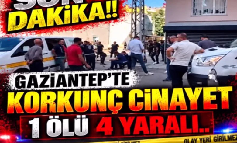 gaziantep cinayet - Şahinbey'de Cinayet: Eşini Öldürdü, 4 Yaralı