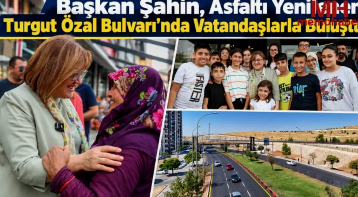 Turgut Özal Bulvarı: Şahin Vatandaşla Buluştu
