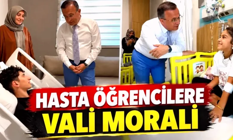 Vali Moral Verdi - Vali Moral Verdi: Hasta Öğrenciler Unutulmadı