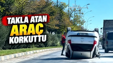 korkutan kaza - Yavuzeli Yolu'nda Korkutan Kaza: Trafik Durdu