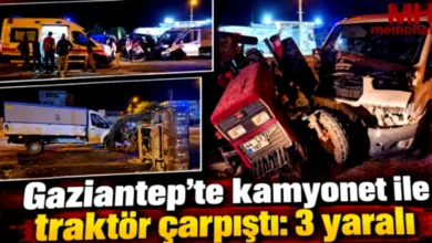 traktör kamyonet kazası - Yavuzeli'nde Traktör Kamyonet Çarpıştı: Yaralılar Var