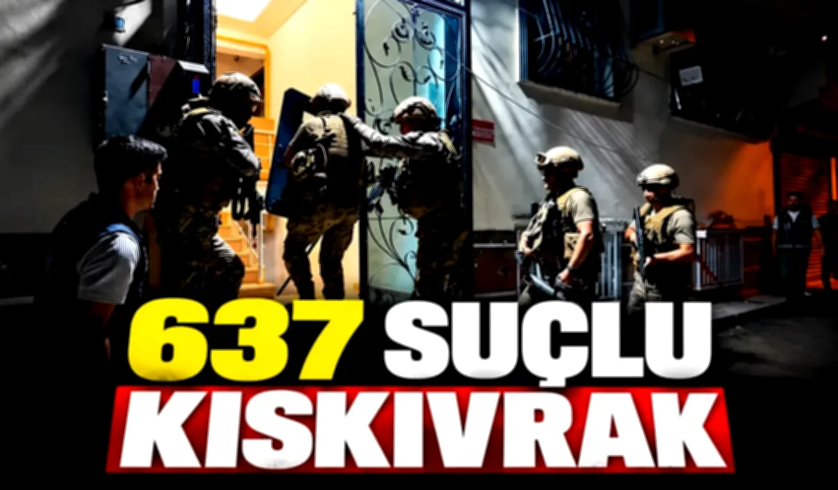 637 Kişi Yakalandı: Gaziantep'te Tehlike Sinyali