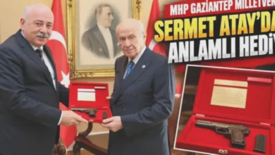 Atay Bahçeli Gaziantep - Atay'dan Bahçeli'ye Gaziantep Gündemi ve Hediye