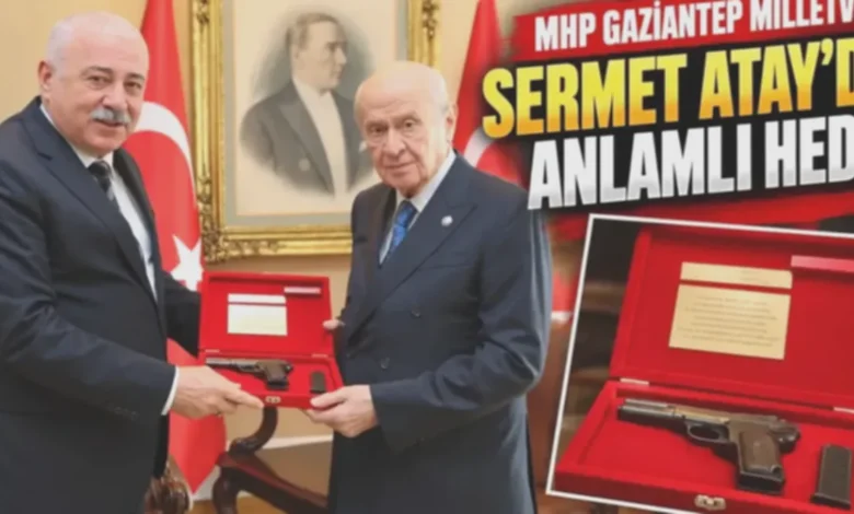Atay Bahçeli Gaziantep - Atay'dan Bahçeli'ye Gaziantep Gündemi ve Hediye