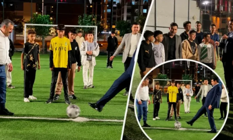 Eydibaba Mahallesi park açılışı - Eydibaba Mahallesi Park Açılışı ve Futbol Maçı