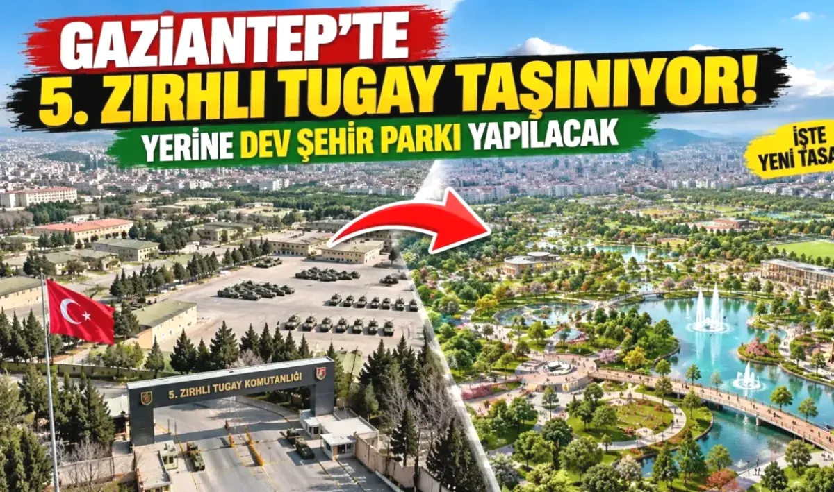Gaziantep 5. Zırhlı Tugay Park Oluyor
