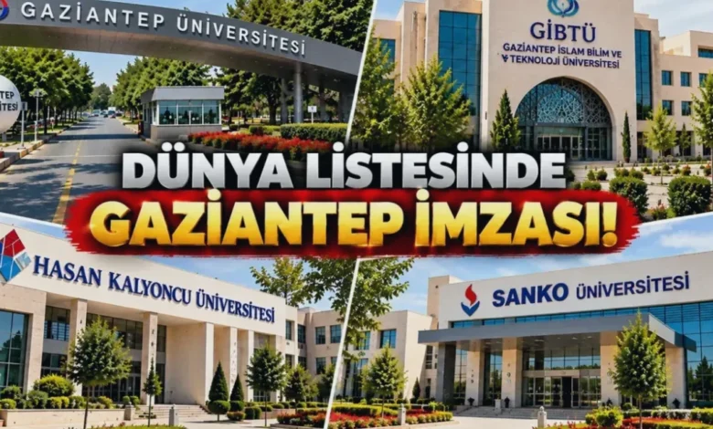 Gaziantep bilim insanları - Gaziantep Bilim İnsanları Dünya Listesinde