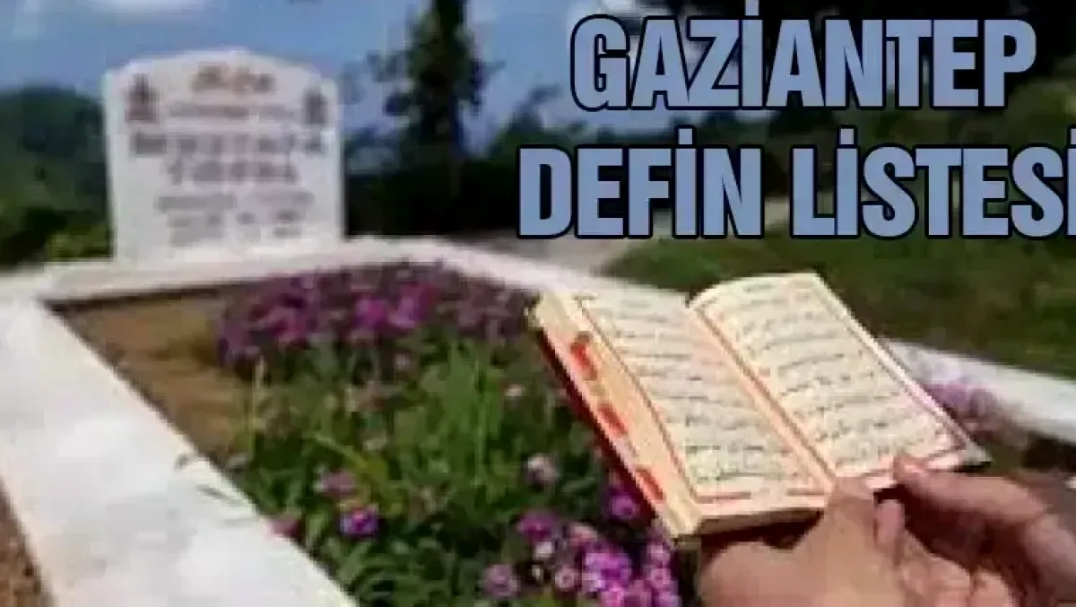 Gaziantep defin listesi