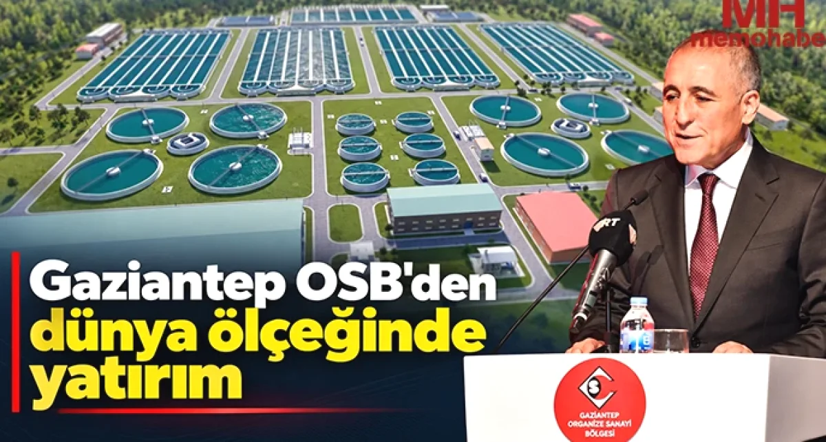 Gaziantep dev arıtma tesisi kuruyor