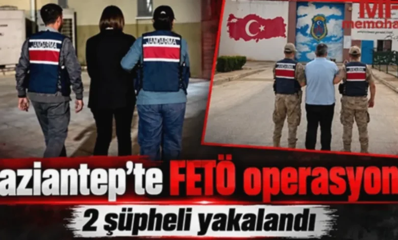 FETÖ operasyonu - Gaziantep FETÖ Operasyonu: Firari Hükümlü ve Şüpheli Tutu...