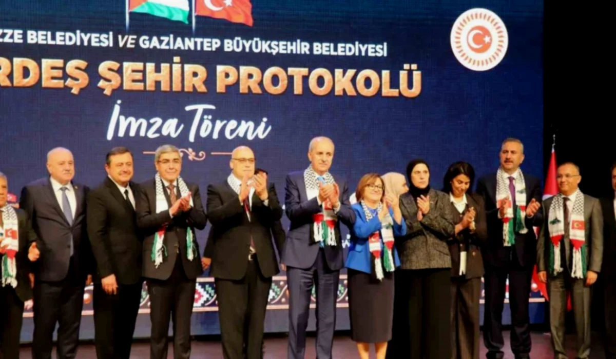 Gaziantep & Gazze Kardeş Şehir Oldu