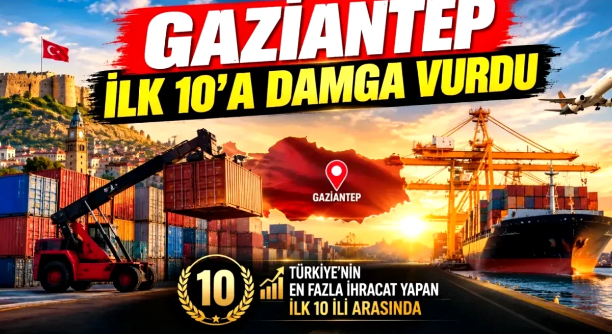 Gaziantep İhracatta Zirvede: Rekorlar Kırılıyor