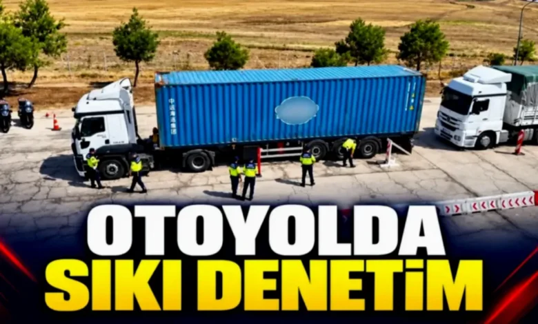 Gaziantep otoyolunda riskli lastik denetimi - Gaziantep otoyolunda riskli lastik denetimi