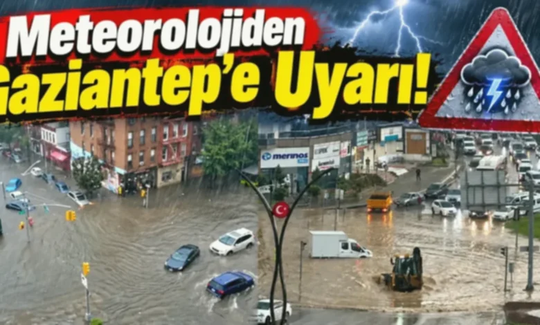 Gaziantep sağanak alarmı - Gaziantep sağanak alarmı: Kışlıkları hazırlayın!