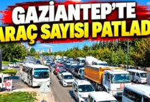 Gaziantep trafiği - Gaziantep trafiği kilitlendi: 800 bin sınırında!