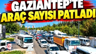 Gaziantep trafiği - Gaziantep trafiği kilitlendi: 800 bin sınırında!