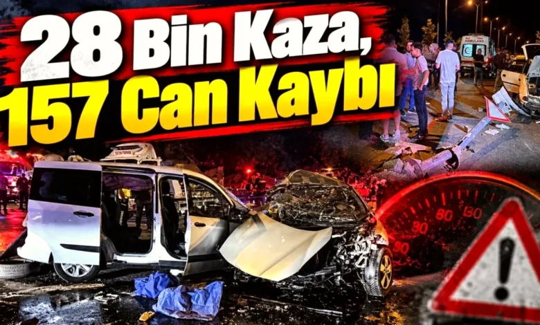 Gaziantep trafik kazaları - Gaziantep trafik kazaları: 157 can kaybı yaşandı