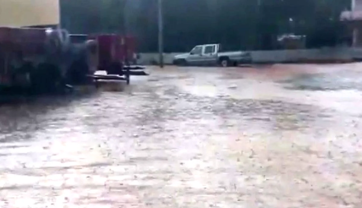 Gaziantep’te Dolu Sel Baskını Yarattı