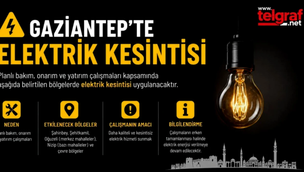 Gaziantep'te Elektrik Kesintisi: Detaylı İnceleme