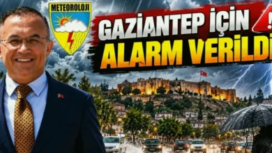 kuvvetli yağış - Gaziantep'te Kuvvetli Yağış: Valilikten Uyarı