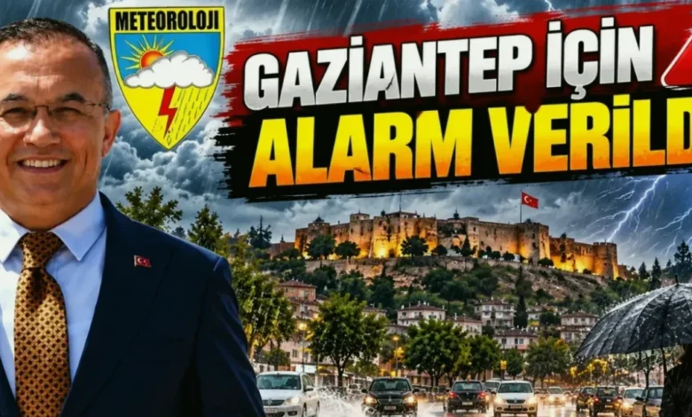 kuvvetli yağış - Gaziantep'te Kuvvetli Yağış: Valilikten Uyarı