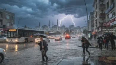 sel tehlikesi - Gaziantep'te Sel Tehlikesi: Yağış Geliyor