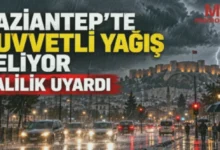 Gaziantep yağış uyarısı - Gaziantep'te Yağış Tehlikesi: Tedbir Şart