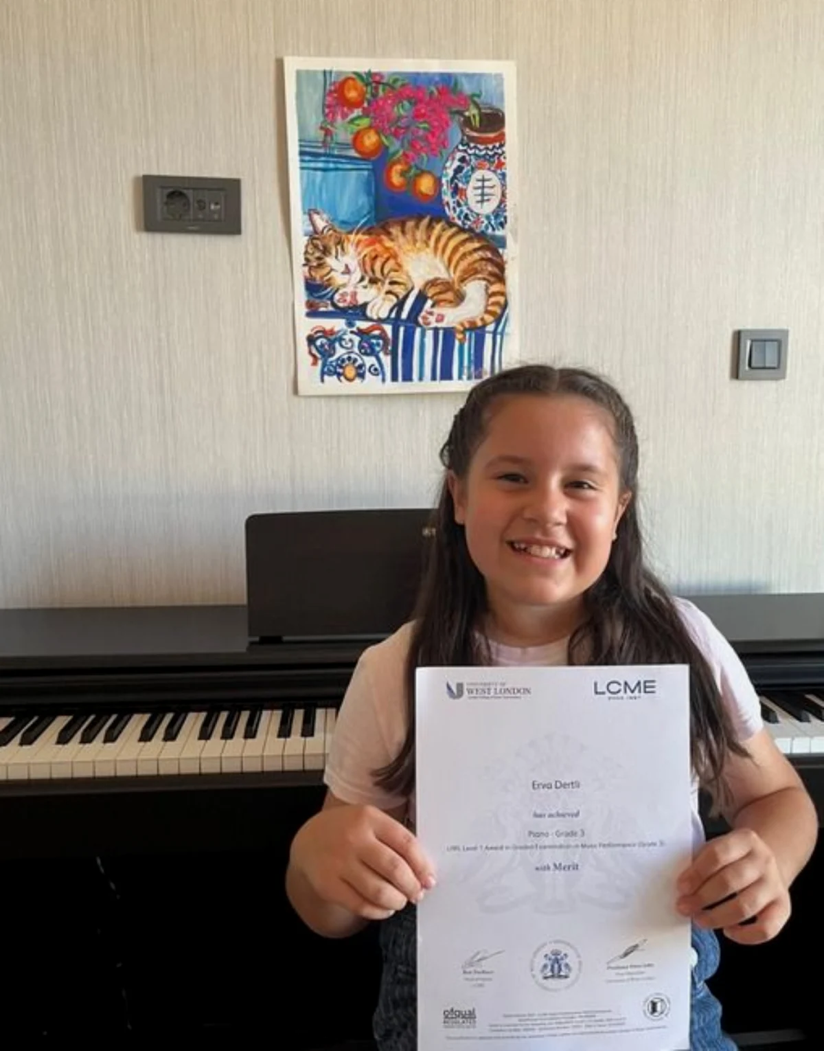 Gaziantep'ten Piyano Başarısı: Erva Dertli Gururlandırdı