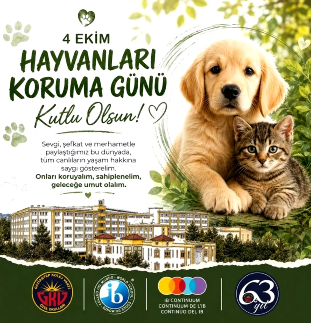 GKV'li Öğrenciler: Can Dostlara Sağlık Desteği