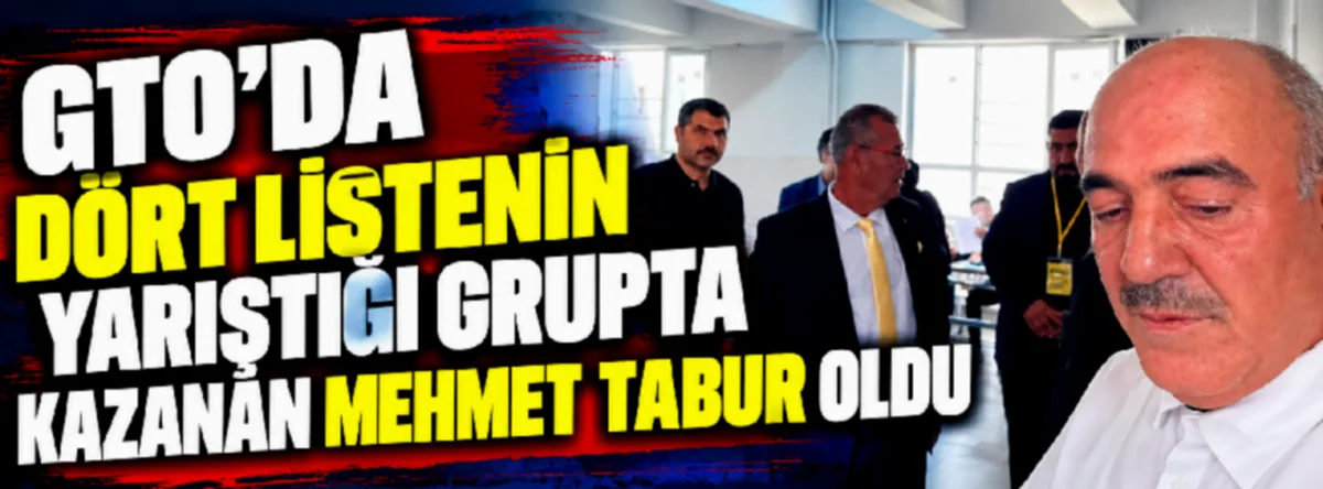 GTO'da Kazanan Mehmet Tabur Oldu
