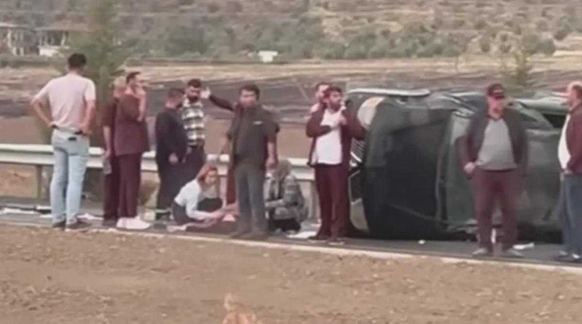 İslahiye çevre yolu kaza: 4 yaralı