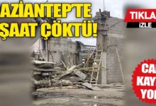 Nizip sanayi inşaatında çökme - Nizip sanayi inşaatında çökme