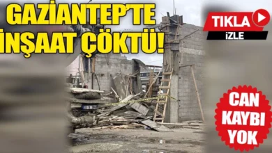 Nizip sanayi inşaatında çökme - Nizip sanayi inşaatında çökme