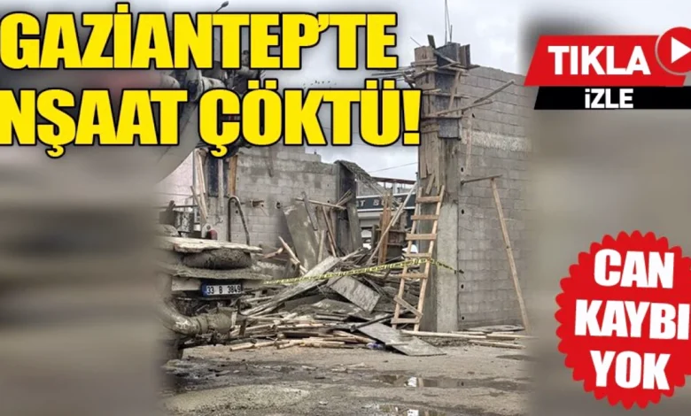 Nizip sanayi inşaatında çökme - Nizip sanayi inşaatında çökme