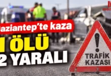 Nizip'te feci kaza - Nizip'te feci kaza: 1 ölü