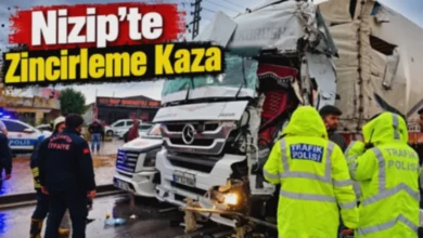 zincirleme kaza - Nizip'te Zincirleme Kaza: Yaralılar Var