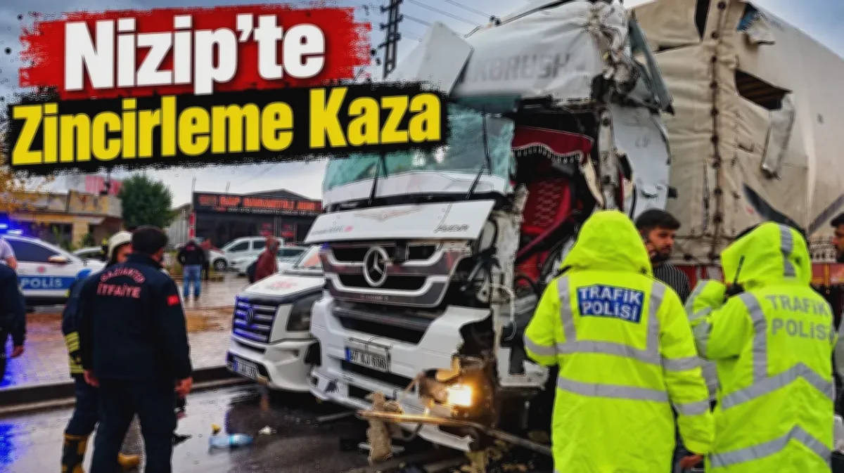 Nizip'te Zincirleme Kaza: Yaralılar Var