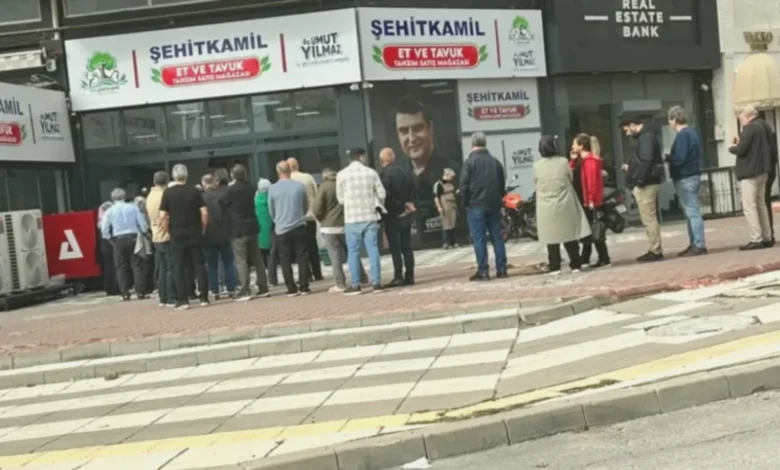 Şehitkamil tanzim satış mağazası - Şehitkamil tanzim satış mağazası halkın akınına uğradı