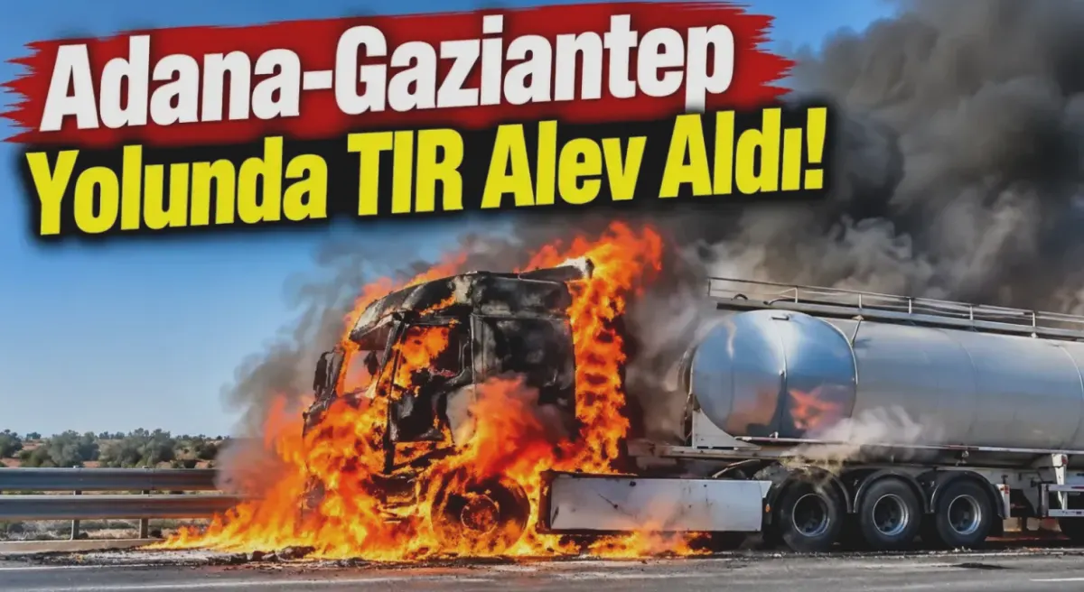 TAG Otoyolu'nda TIR Yangını: fuoco kontrolde